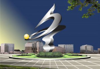 冬字雕塑供應(yīng)廠家，花園小品，不銹鋼冬字雕塑展品
