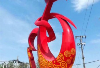 和字雕塑制造，歐式風(fēng)格，不銹鋼和字雕塑創(chuàng)意廠家