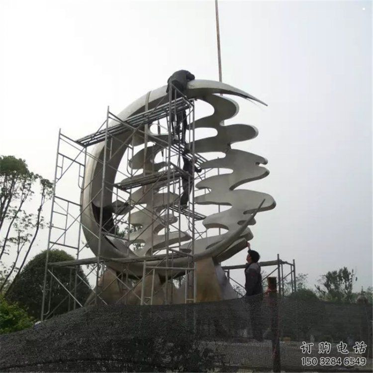 喜字雕塑觀(guān)賞型，標(biāo)識(shí)雕塑，美陳不銹鋼喜字雕塑廠(chǎng)家