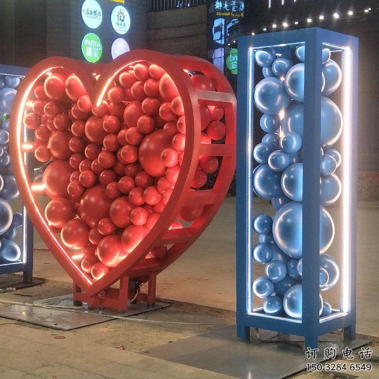 房地產(chǎn)Love雕塑精品，標(biāo)識(shí)雕塑，不銹鋼Love雕塑廠家供給
