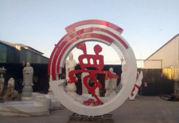 夢字雕塑擺件制造，標(biāo)識擺件，不銹鋼夢字雕塑選定