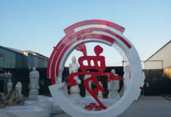 夢字雕塑標(biāo)準(zhǔn)，彩鋼制作，不銹鋼夢字雕塑優(yōu)價(jià)