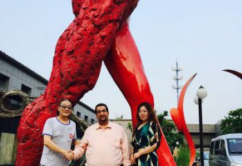 廣場人字雕塑優(yōu)價(jià)，美陳組合，不銹鋼人字雕塑廠家特供