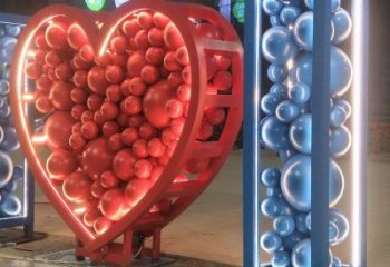 房地產(chǎn)Love雕塑精品，標(biāo)識雕塑，不銹鋼Love雕塑廠家供給