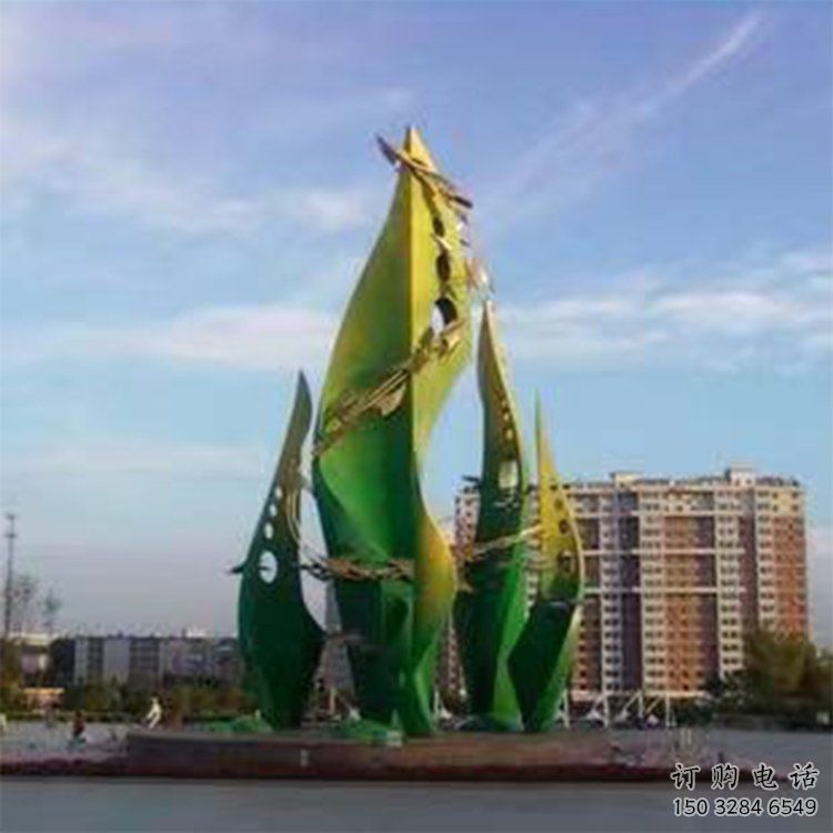 宣傳主題雕塑廠生產(chǎn)，藝術形象標識，地標美陳雕塑