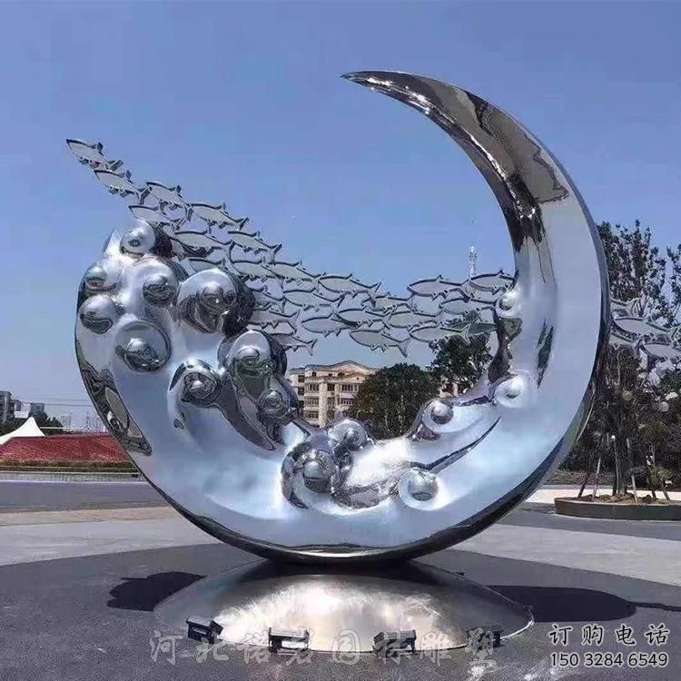 宣傳主題雕塑生產(chǎn)廠，藝術(shù)形象標識，地標美陳雕塑