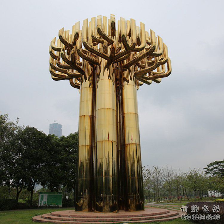 園林精神堡壘雕塑