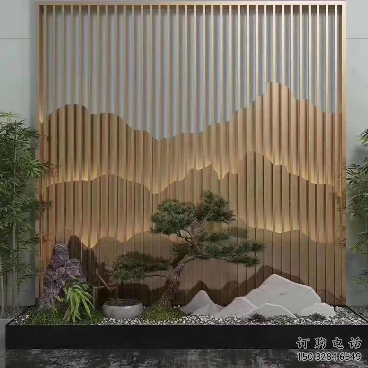 美陳裝飾景墻雕塑，背景墻美陳雕塑