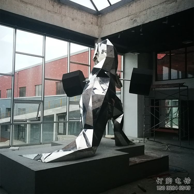 恐龍雕塑訂做，景區(qū)雕塑，鏡面恐龍雕塑定價(jià)