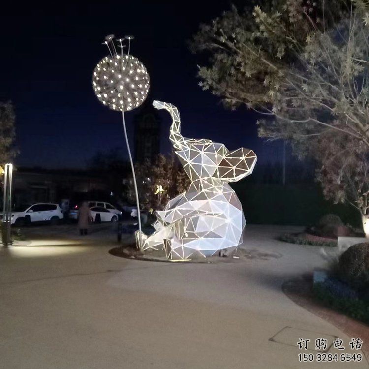 大象雕塑提供，多彩藝術(shù)，中式烤漆大象雕塑通用