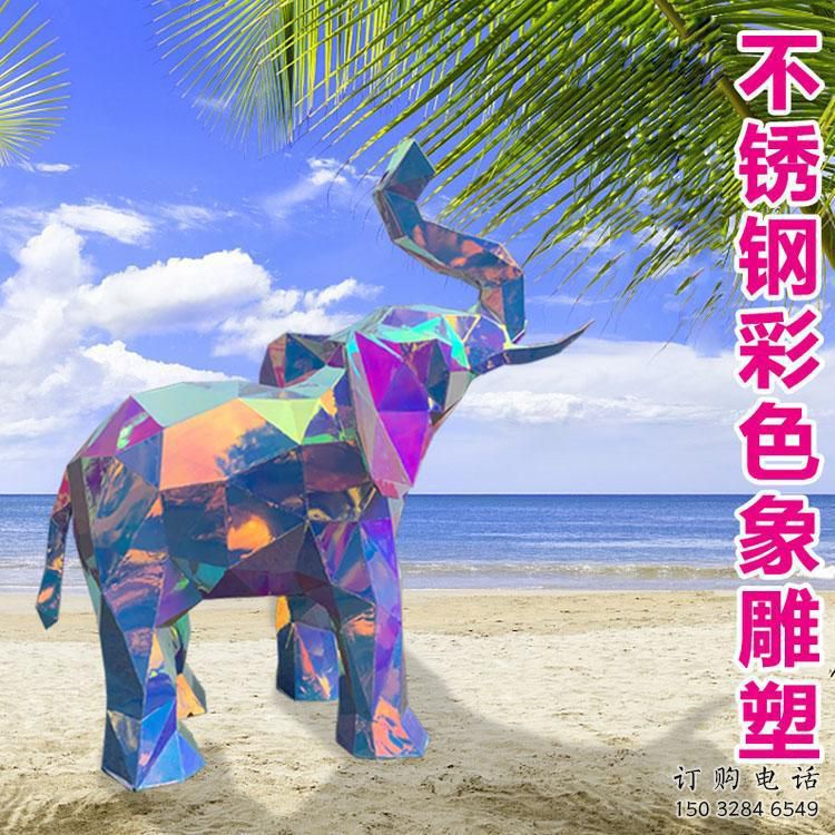 商場大象雕塑展品，景觀概念，景觀烤漆大象雕塑優(yōu)選