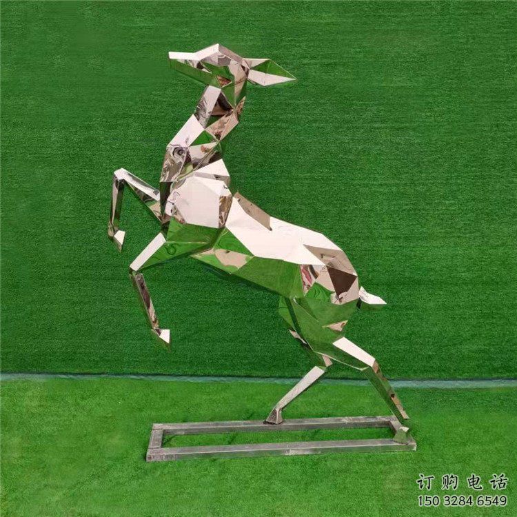 小鹿雕塑優(yōu)價(jià)，村標(biāo)概念，切面小鹿雕塑精品