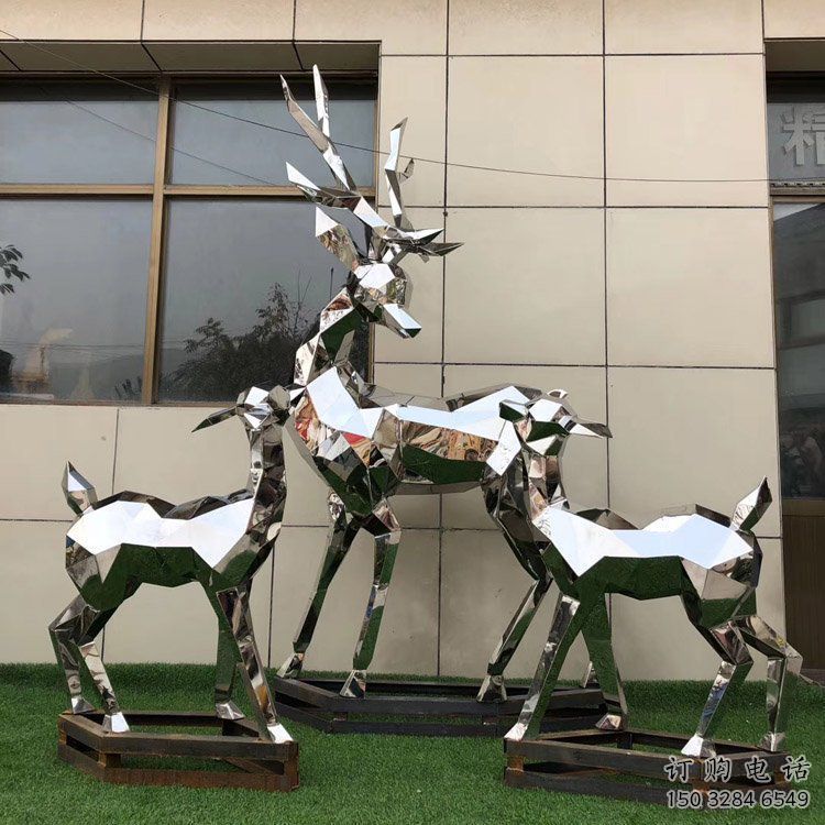小鹿雕塑制作，城市雕塑，景觀切面小鹿雕塑專(zhuān)供