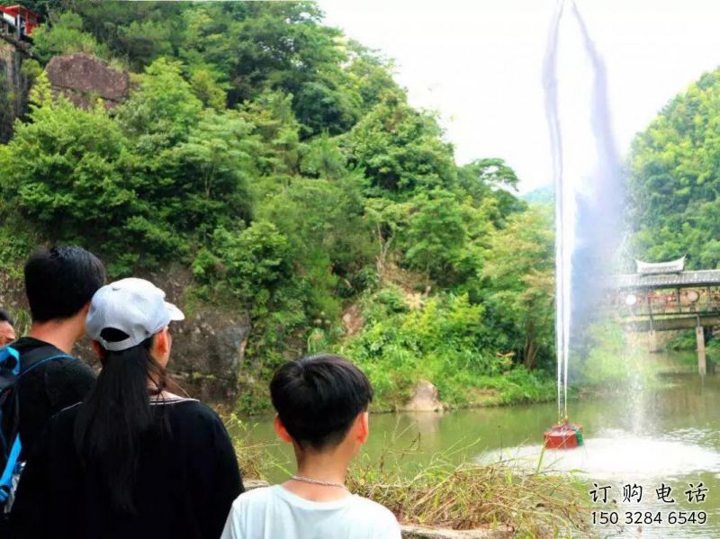 喊泉水景雕塑，聲控吶喊噴泉雕塑制作