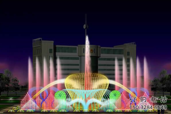 音樂水景搖擺噴泉雕塑，循環(huán)噴水模式噴泉雕塑提供