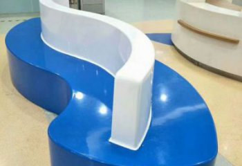 坐凳雕塑，幾何造型，幾何坐凳雕塑制作