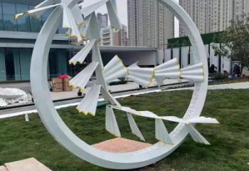 宣傳主題雕塑廠家制作，藝術(shù)形象標(biāo)識(shí)，地標(biāo)美陳雕塑