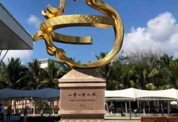 宣傳主題雕塑加工廠家，藝術(shù)形象標(biāo)識(shí)，地標(biāo)美陳雕塑
