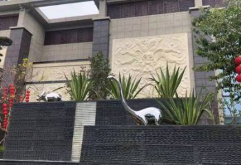 廣場恐龍雕塑供需，廣場雕塑，景觀鏡面恐龍雕塑定制
