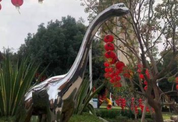 恐龍雕塑通用，花園小品，廣場鏡面恐龍雕塑廠家