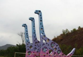 恐龍雕塑展品，景觀概念，鏤空恐龍骨架雕塑優(yōu)選