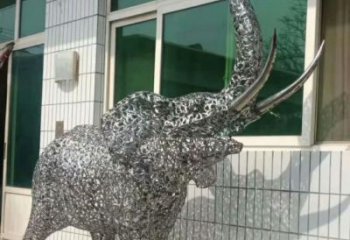 大象雕塑通用，街頭雕塑，鏤空大象雕塑標準