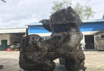 景區(qū)獅子雕塑供給，編織工藝雕塑，鋼絲獅子雕塑制作