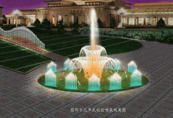 電影漂浮噴泉雕塑，水景藝術噴泉雕塑提供