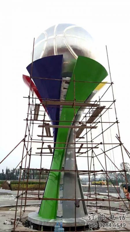 地球儀雕塑定價(jià)，景觀概念，校園手托地球儀雕塑預(yù)定