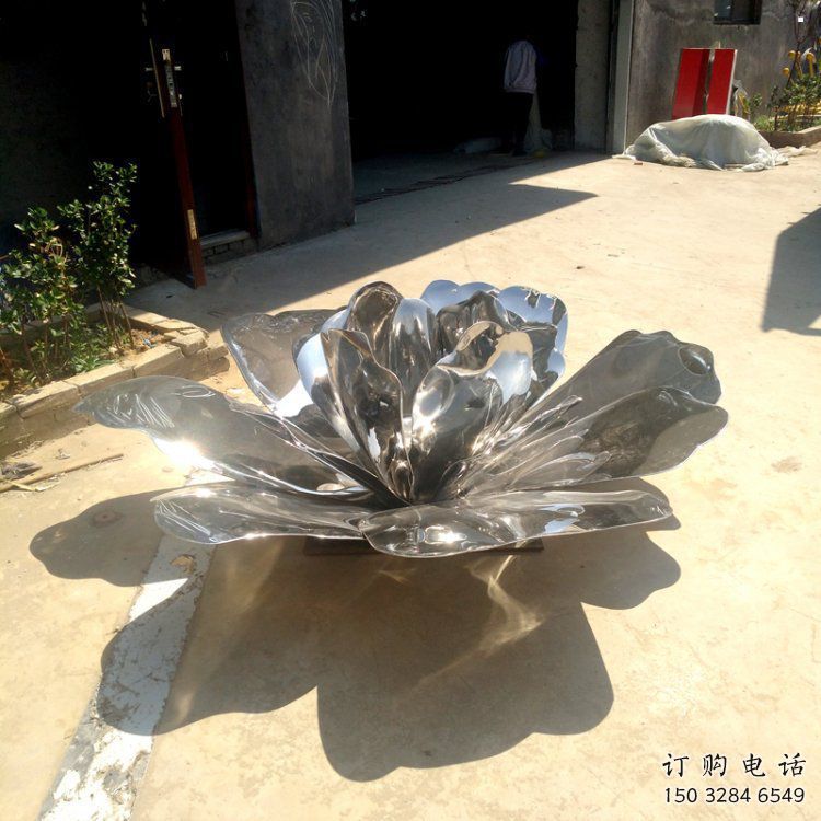 荷花雕塑供給，景觀雕塑，鏡面荷花雕塑廠家供求