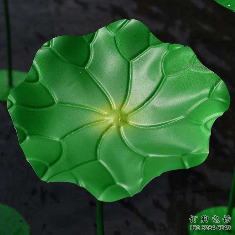 廣場(chǎng)荷葉雕塑