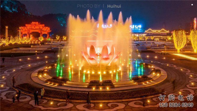 蓮花雕塑精選，市標(biāo)雕塑，金屬蓮花噴泉雕塑廠家