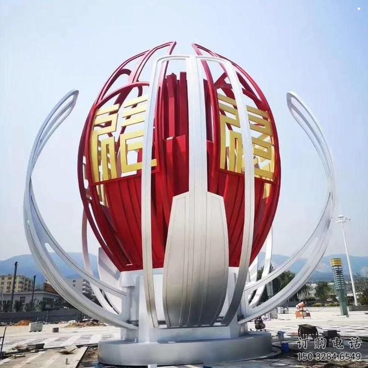 鏤空蓮花雕塑生產(chǎn)商，城市雕塑，燈光蓮花雕塑制造商