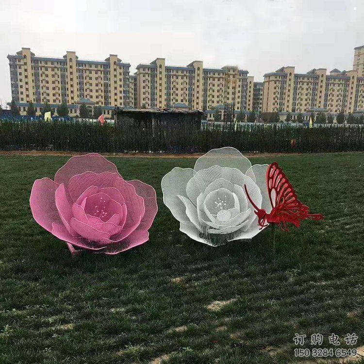 鏤空玫瑰花雕塑精選，廣場系列，鏤空玫瑰花雕塑承接