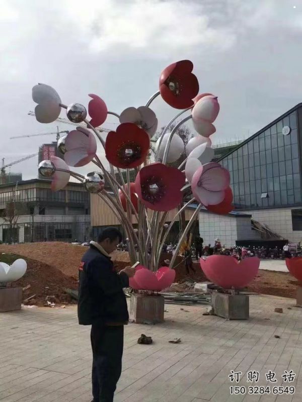 園林花朵雕塑 園林花朵雕塑