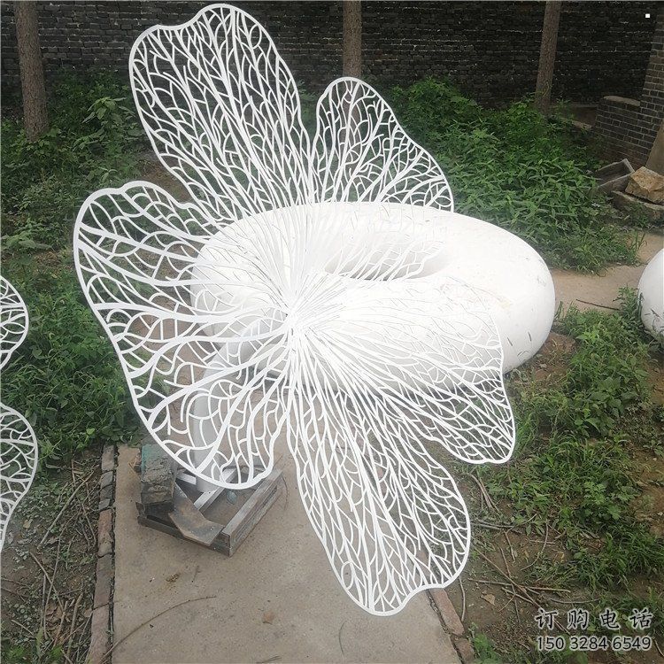鏤空花朵雕塑預定，編織制作，鏤空花朵雕塑制作廠家