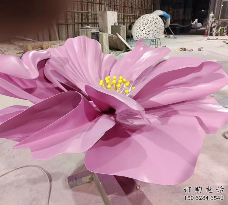 牡丹花雕塑通用，花園小品，不銹鋼牡丹花雕塑廠家優(yōu)價(jià)