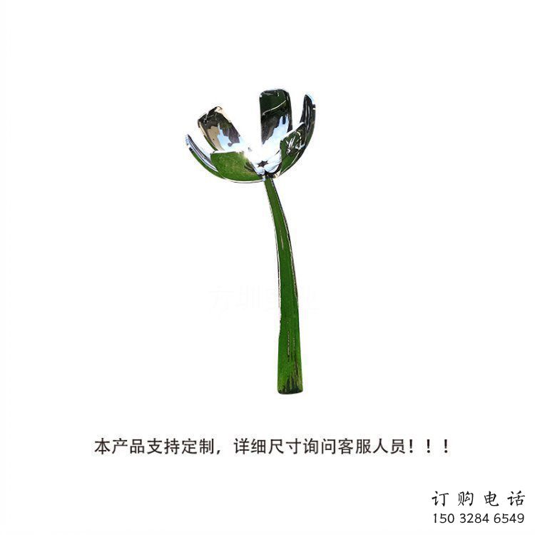 現(xiàn)代百合花雕塑承接，歐式風(fēng)格，不銹鋼百合花雕塑廠家精選