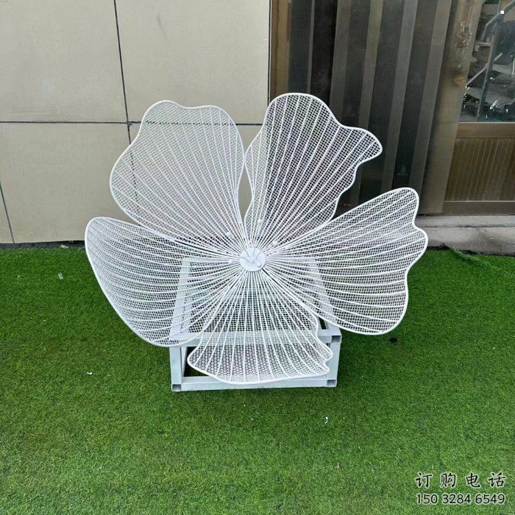 梨花雕塑供應(yīng)，景觀雕塑，美陳鏤空梨花雕塑素材制造