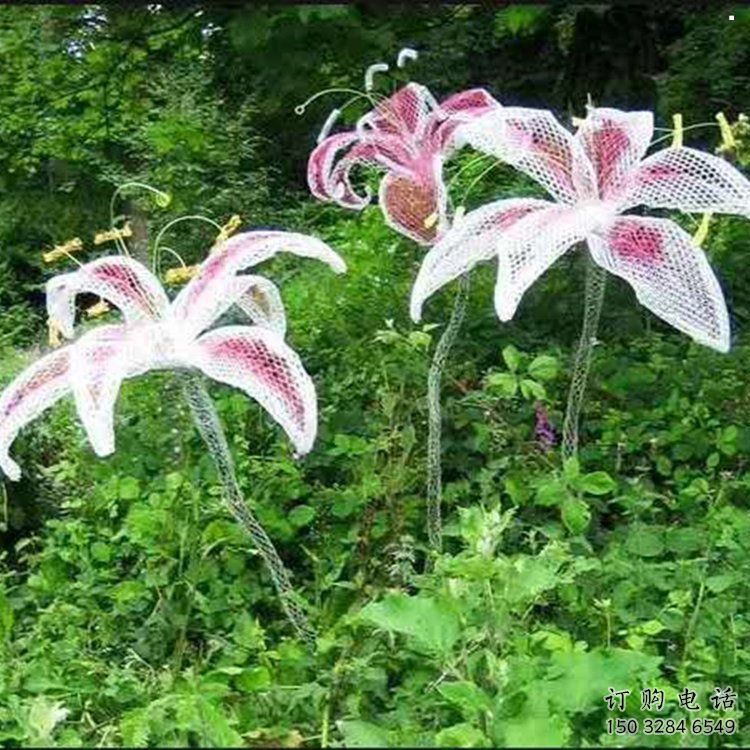 山茶花雕塑精選，中式工藝，鏤空山茶花雕塑廠家