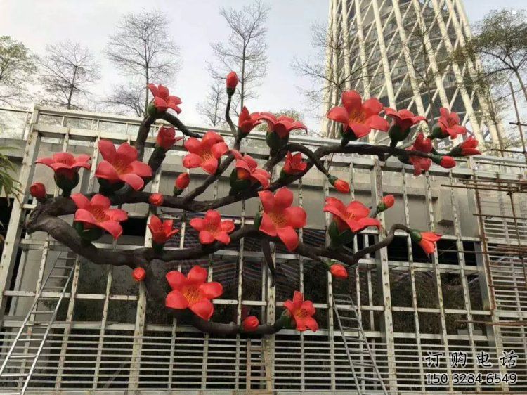 梧桐花雕塑通用，陸地?cái)[件，各類梧桐花雕塑點(diǎn)擊