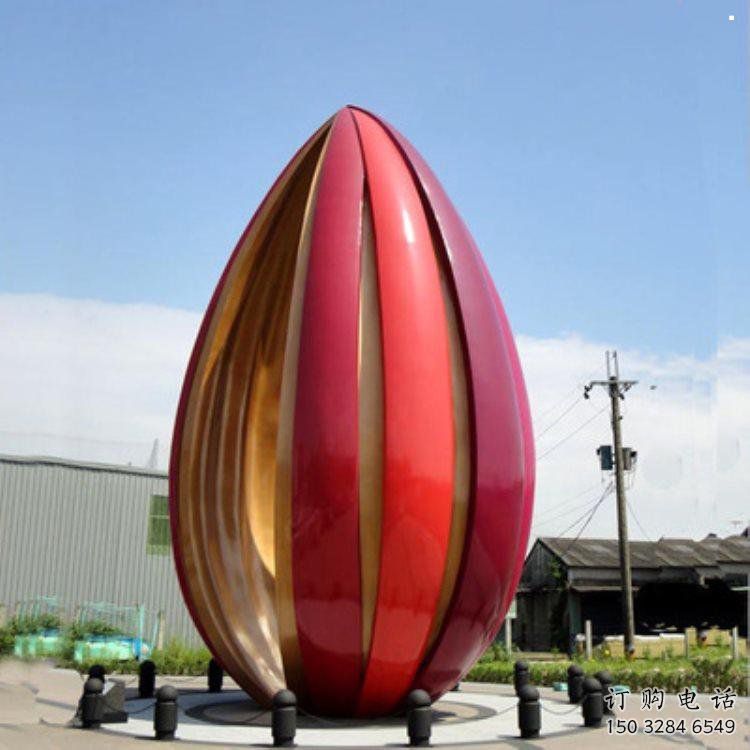 郁金香雕塑定價(jià)，街景小品，不銹鋼郁金香雕塑工廠