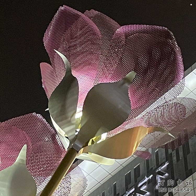 金屬紫丁香雕塑制造商，鋼管組合，公共紫丁香雕塑優(yōu)選