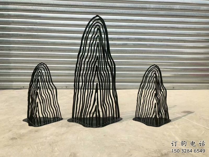 景區(qū)假山雕塑，歐式雕塑，鐵藝材質