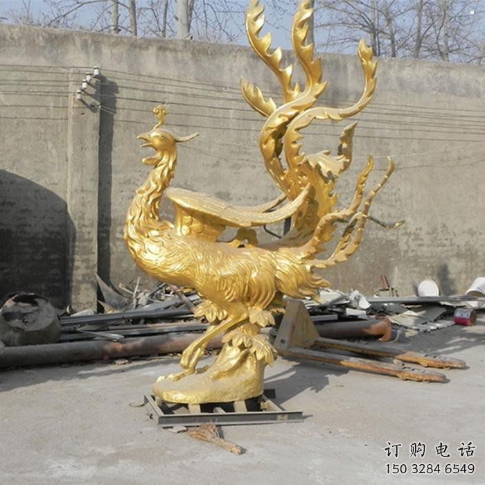 孔雀雕塑訂做，景區(qū)案例，藝術(shù)銅孔雀雕塑定制廠家