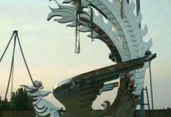 景觀鳳凰雕塑供求，美陳雕塑，藝術(shù)不銹鋼鳳凰雕塑優(yōu)選