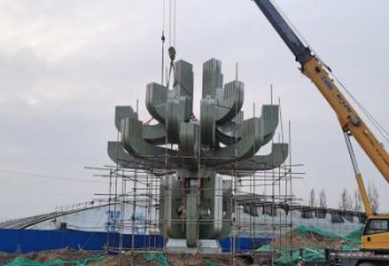 蓮花雕塑選用，鍛造工藝，幾何蓮花雕塑標(biāo)準(zhǔn)廠家