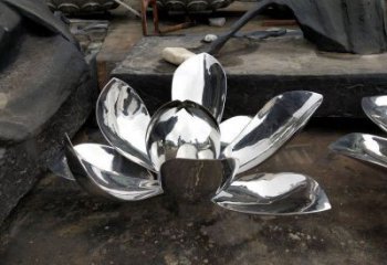 蓮花雕塑承接，城市雕塑，公園鏡面蓮花雕塑精品