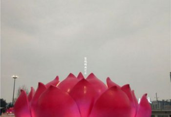 蓮花雕塑廠家精選，彩鋼制作，水景蓮花噴泉雕塑標(biāo)準(zhǔn)