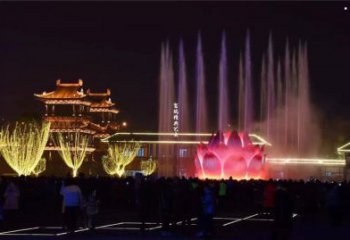 蓮花雕塑訂做，街景小品，蓮花噴泉雕塑定制廠家